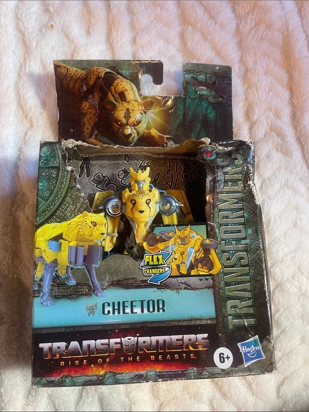 Hasbro Transformers Cheetor Figure in Yellow and Gray NEW
